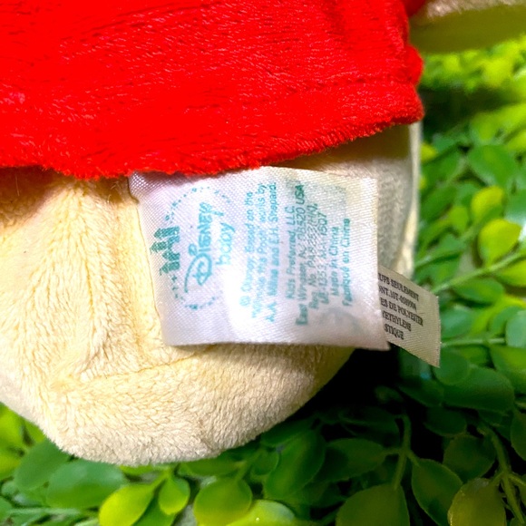 DISNEY BABIES WINNIE THE POOH PASTEL PLUSH RATTLES & EARS CRINKLE 12” - Picture 12 of 13